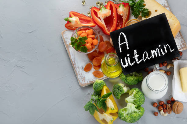 istock Foods high in vitamin A. 1270727411