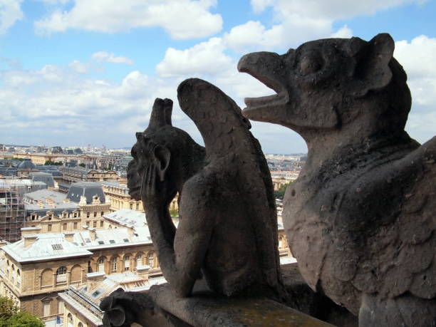 istock Gargoyles atop Notre Dame Cathedral 1270729557