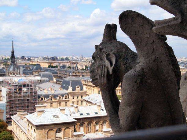 istock Gargoyles atop Notre Dame Cathedral 1270729569
