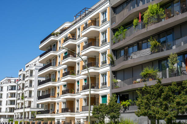 istock Modern luxury apartment buildings 1270738570