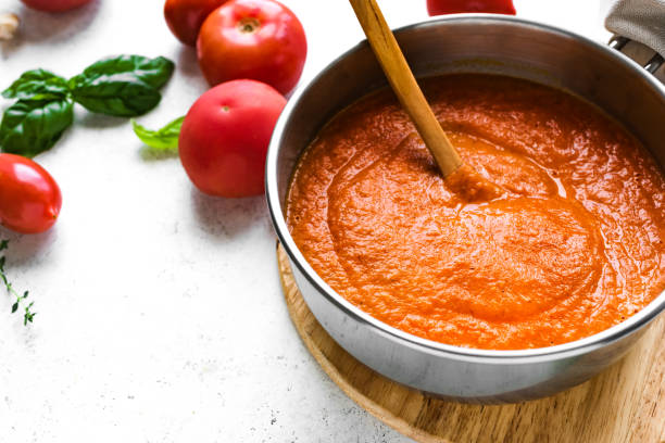 istock Homemade tomato sauce or soup 1270749031