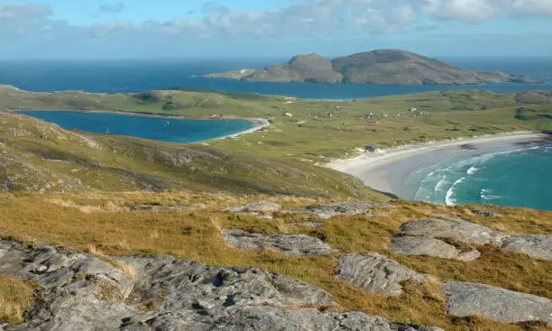 The most southerly inhabited island of the Outer Hebrides, Vatersay epitomises island isolation.