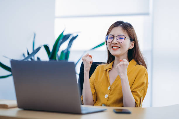istock Professional Asian businesswoman working in office. 1270754055
