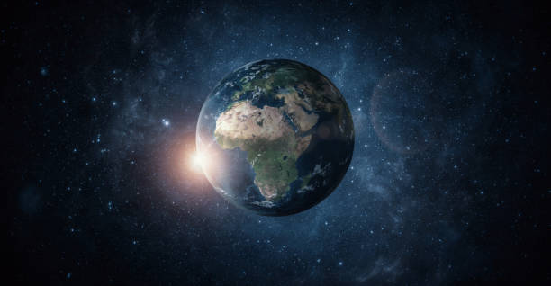 istock Planet earth from the space at night 1270754904