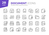istock Document Line Icons. Editable Stroke. Pixel Perfect. 1270765707