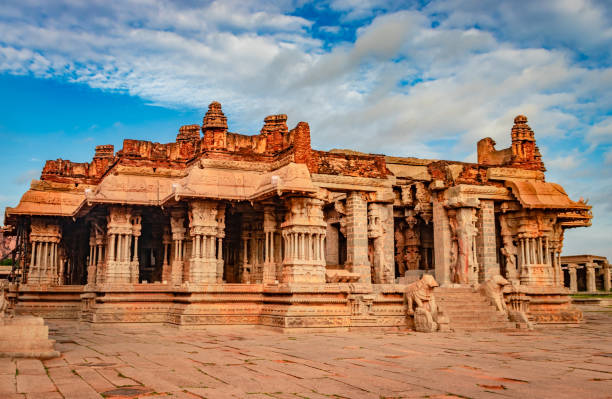 istock vithala temple hampi ruins antique stone art from a unique angle 1270774158
