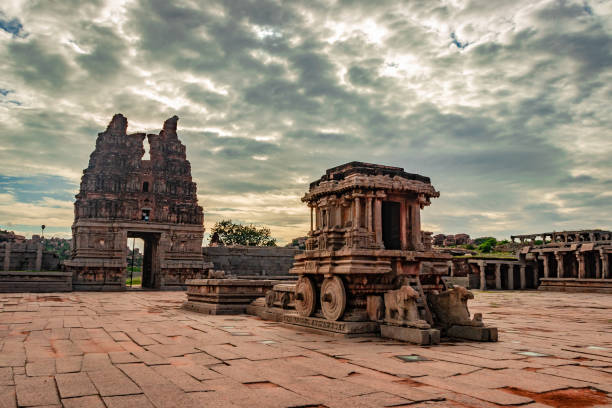 istock vithala temple hampi ruins antique stone art from a unique angle 1270774232