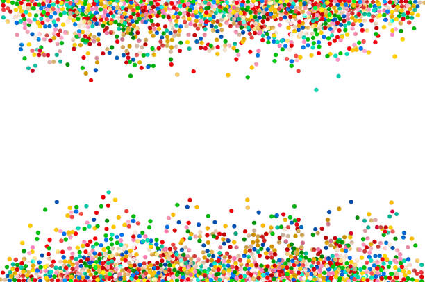 istock Confetti background Holiday party decoration banner 1270783960