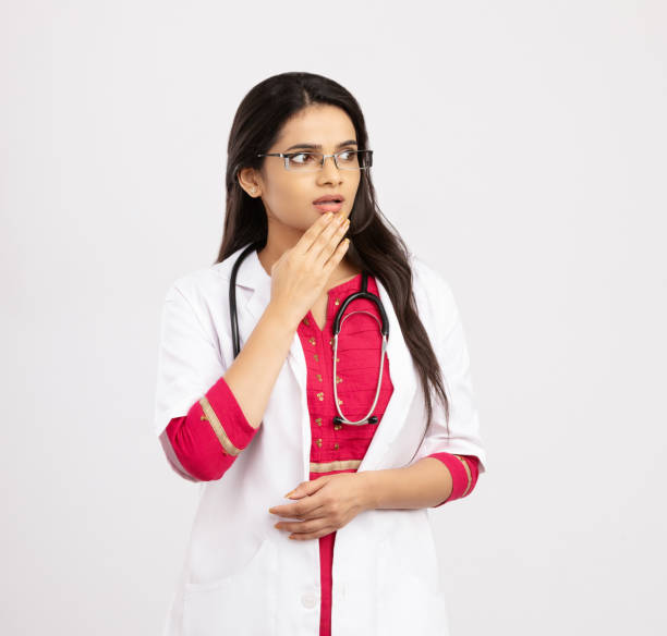 istock Surprised young female doctor 1270790547