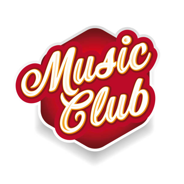 istock Music Club sign lettering vintage 1270791927