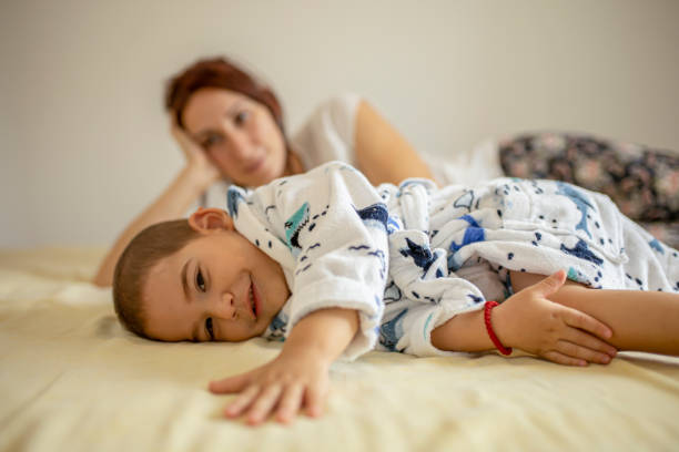 istock Coddling time - Mom and baby enjoy after bathing 1270800226