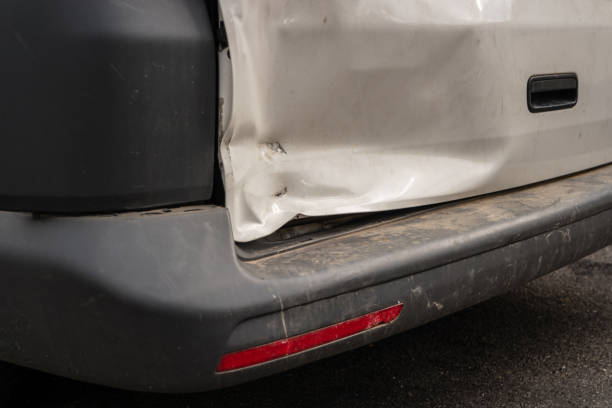 istock Bumps and scratches in a transport car 1270800329