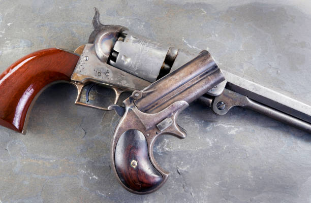 istock Antique Wild West Pistols. 1270803870