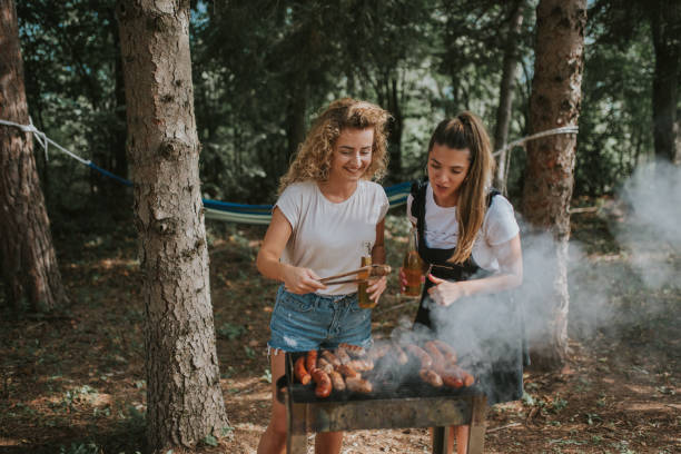 istock Barbecue with friends in the nature 1270803937