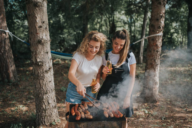 istock Barbecue with friends in the nature 1270804031