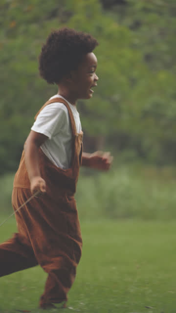 Happy Afro Boy , Vertical Format Video