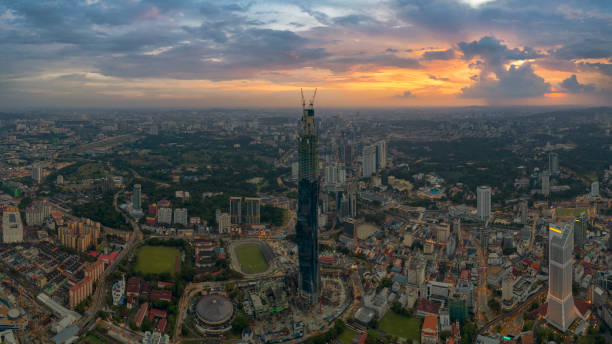 istock Sunset of Kuala Lumpur. 1270821974