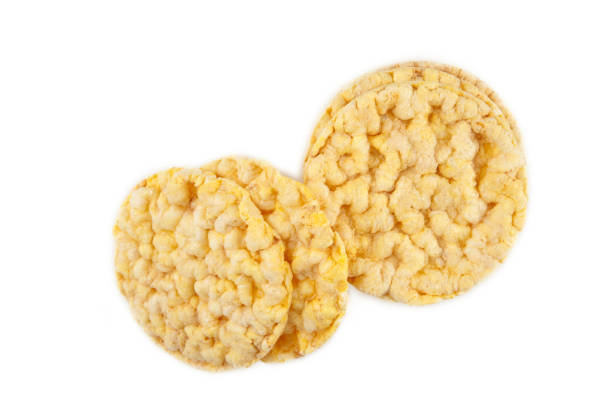istock Crispbread isolated on a white background. View from above. 1270823768