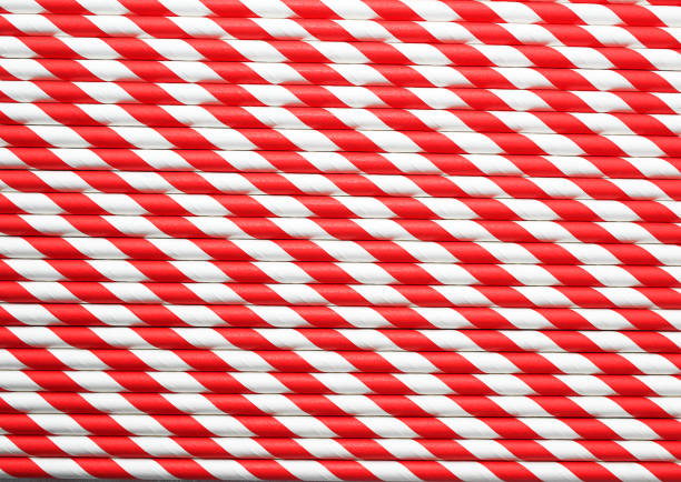 istock Abstract background of red and white colored paper striped 1270834004