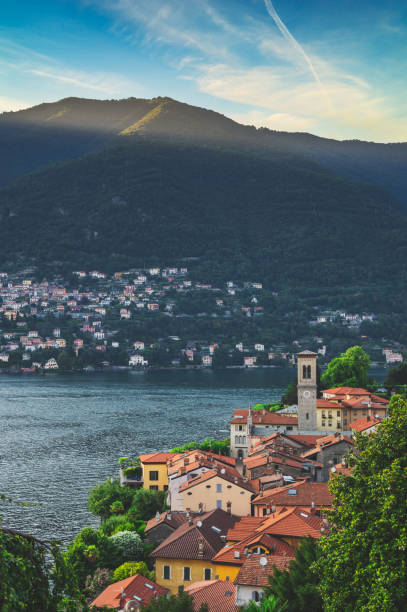 istock Panoramic view of Torno and lake Como in Italy 1270847935
