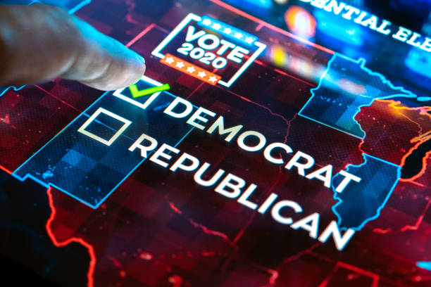 istock Vote for democratic party. 2020 Election 1270848794