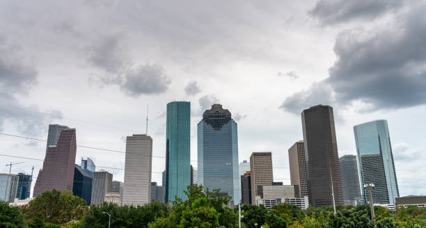 istock View of the Downtown Houston Building During Cloudy Day in Summer 1270856085