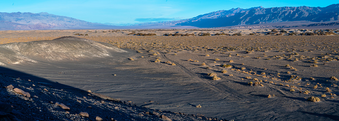Early morning in the desert in Death Valley, California, USA