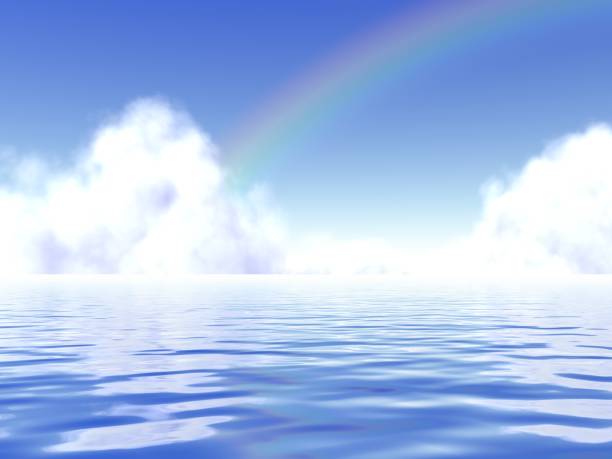 istock Fantastic landscape of Clouds and Rainbow 1270875941