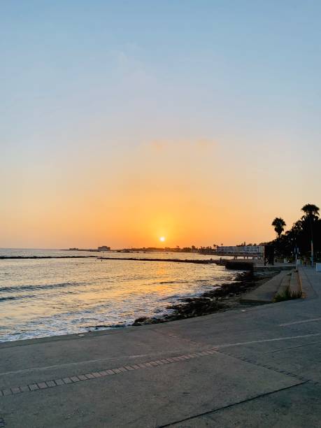 istock Beautiful sunset over the sea 1270880531