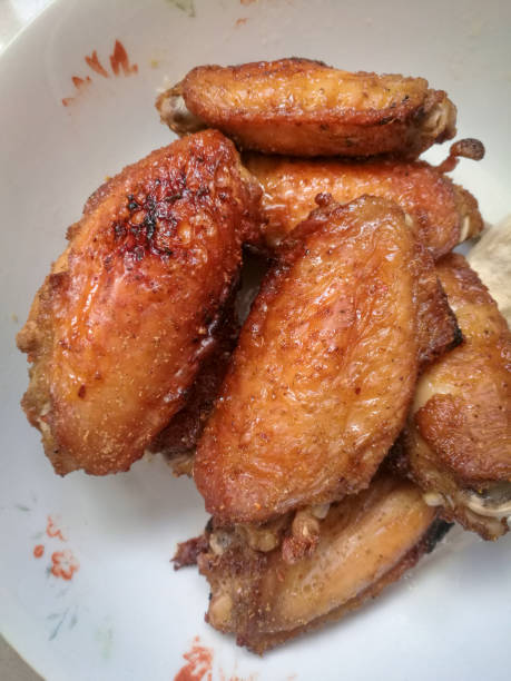 Buffalo BBQ Spicy Chicken Wings with BBQ Sauce