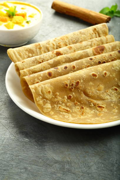 istock Indian chapati with curry 1270892752
