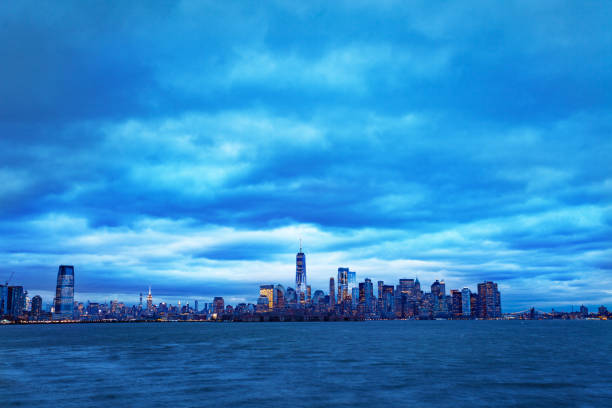 istock Manhattan New York downtown panorama over Hudson 1270897598
