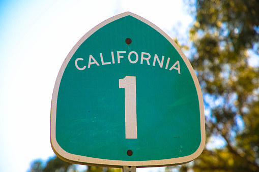 The Pacific Coast Highway 1 sign