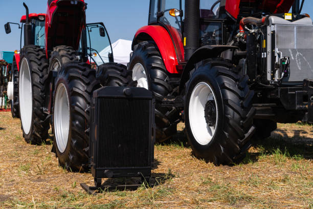 istock Tractor with spare parts 1270901238