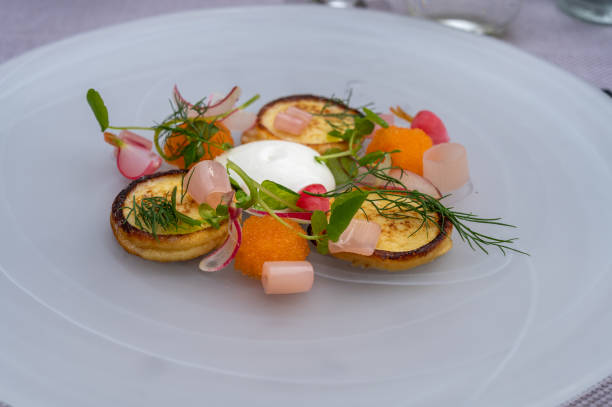 istock Glass plate with caviar dish 1270908208