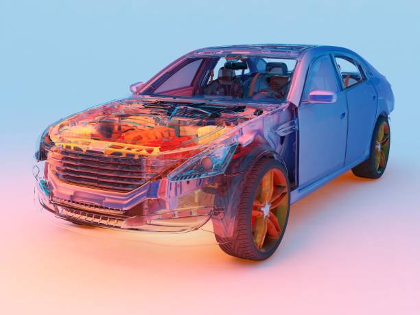istock Transparent model cars. 1270912451