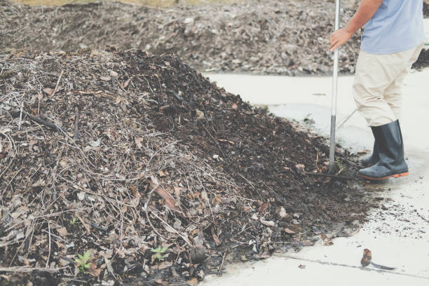 istock organic compost heap. fertilizer production for soil cultivation 1270921453