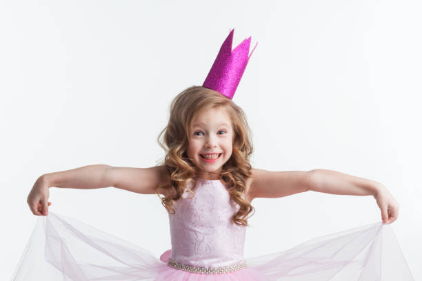 istock Princess girl in crown 1270921725