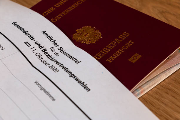 istock ballot paper  for Elections in Austria, Vienna 2020 1270923524