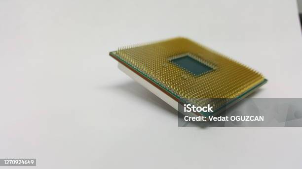 Desktop Computer Processor New Generation Cpu Closeup Stock Photo - Download Image Now