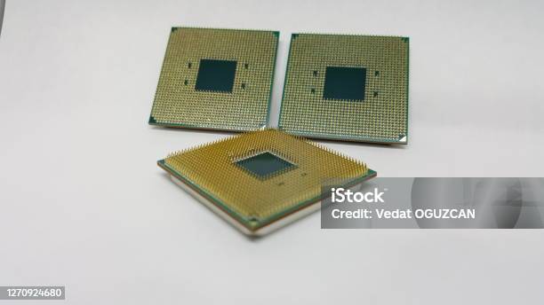Processor Picture Fo Desktop Computer Desktop Computer Processor New Generation Cpu Closeup Stock Photo ...