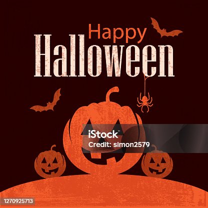 istock Happy Halloween background 1270925713