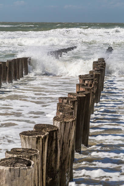 istock Stormy day at the beach 1270927447
