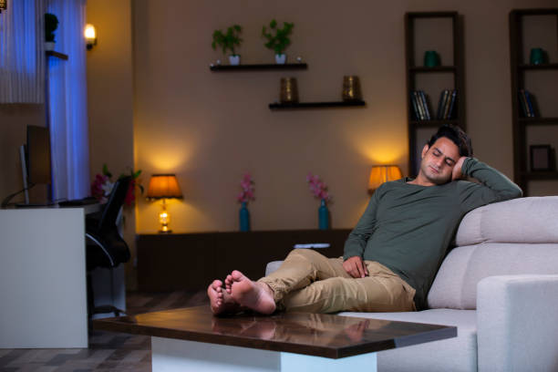 istock young man at home. - stock photo 1270928586