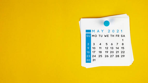 calendar for May 2025 with spring landscape of nature. Business calendar. calendar with photo. Monthly planner. May calendar for 2025. Daily organizer. one page calendar, ready to print