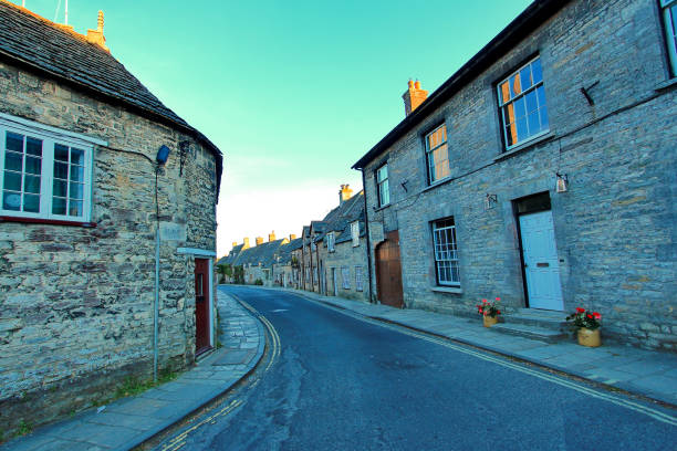 istock Corfe Castle village in England, Great Britain 1270941236