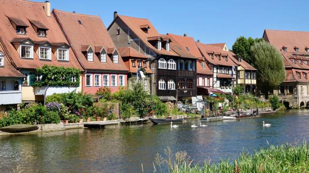 istock Houses at a river in Bamberg 1270948595