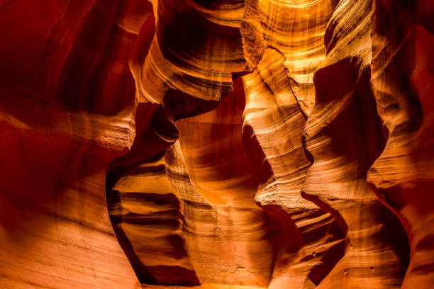 istock Glowing orange walls of lower Antelope Canyon 1270949608
