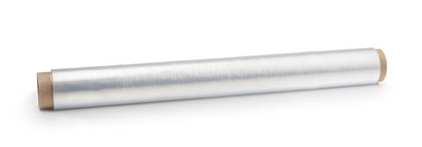 istock Roll of  plastic film isolated on white. 1270955844