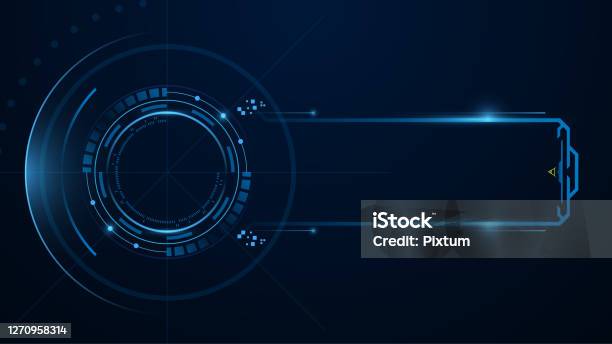 Abstract Tech Frame Abstract Tech Sci Fi Frame Template Design Concept Background Stock ...